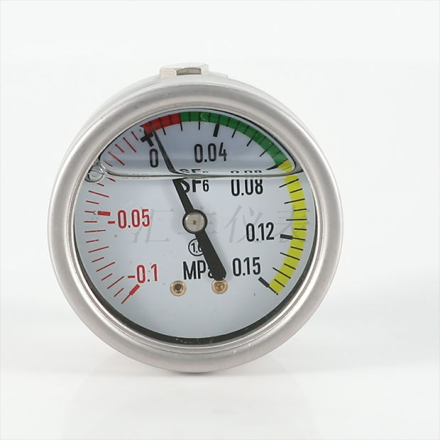 Glycerin Filled Sf Pressure Gauge Mm Ss Case Compound Range