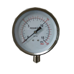 HF 0-10kpa Stainless steel diaphragm capsule pressure gauge