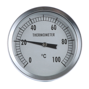 HF 100MM stainless steel bimetal thermometer pressure gauge for the steam