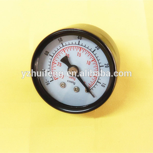 HF Yangzhou Lower Price Dry -30inHg-0 -76cmHg-0 Pressure Vacuum Meter Gauge