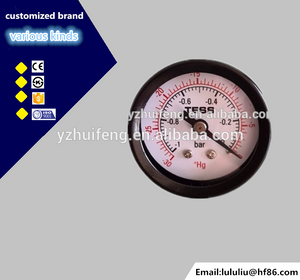 HF vacuum pressure gauge manometer mmhg